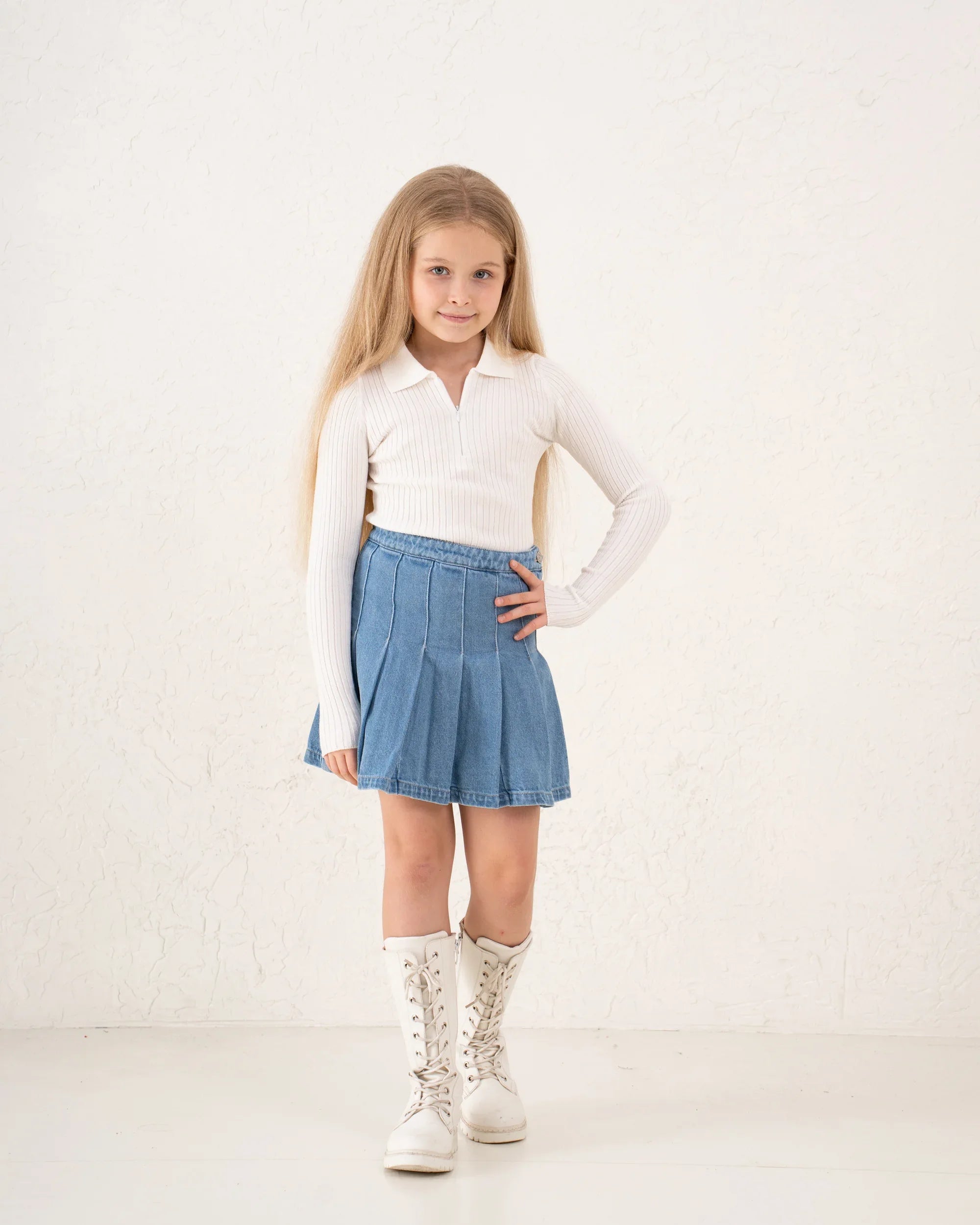 Essential Knit Zip-Up Polo - Venti