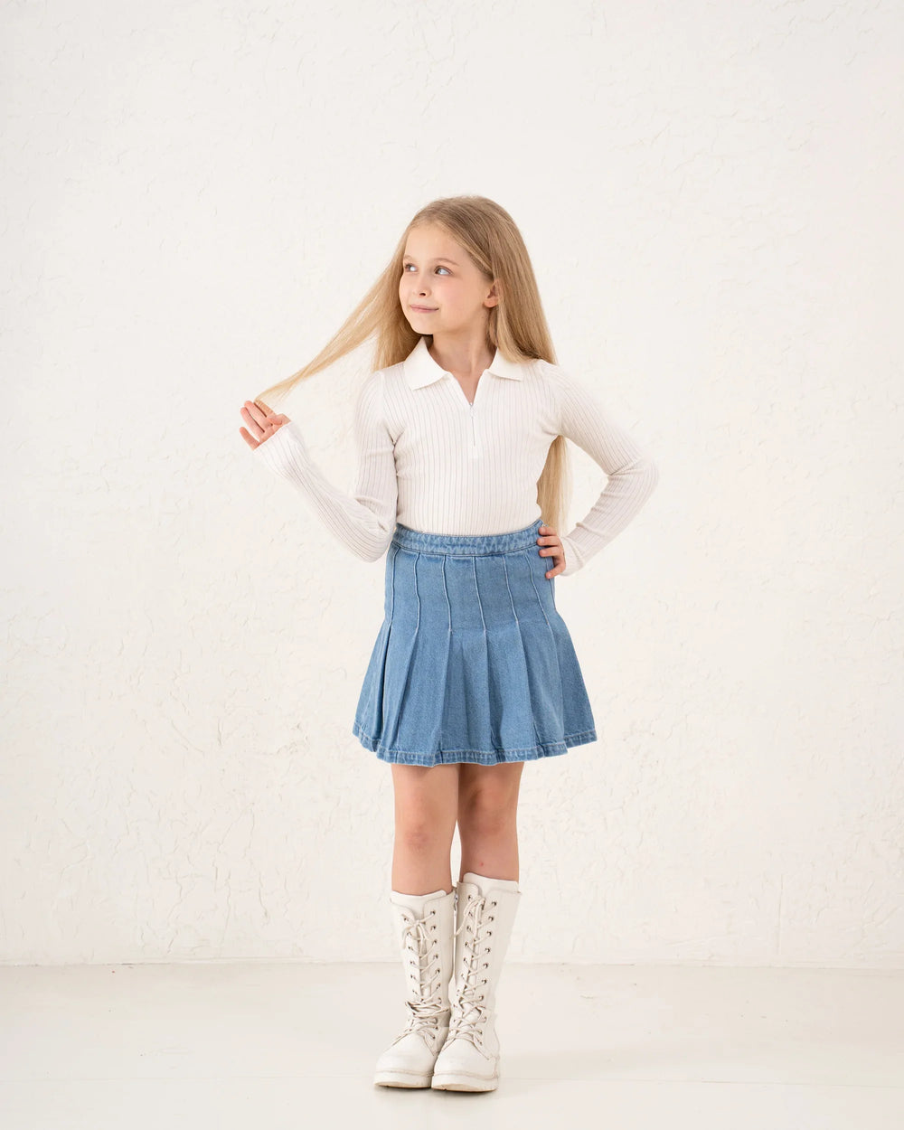 Essential Knit Zip-Up Polo - Venti