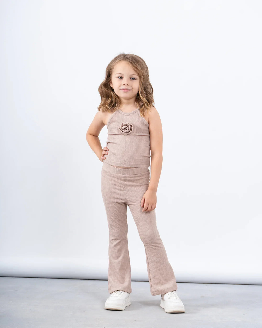 Textured Flared Pants - Venti