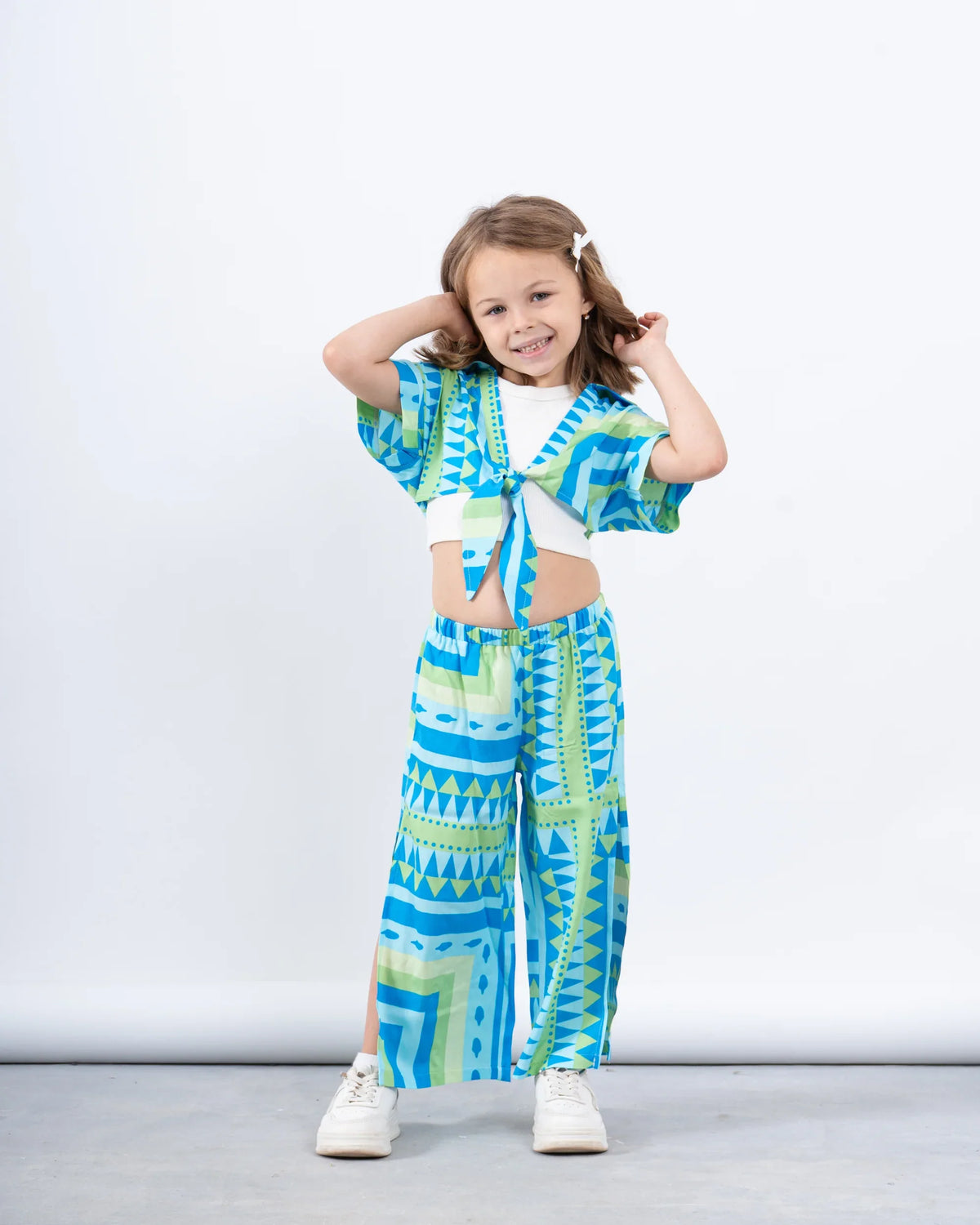 Printed Tie-Front Shirt - Venti