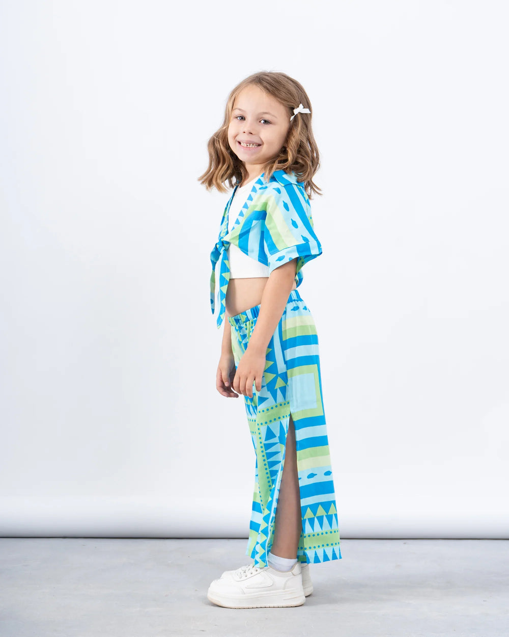 Printed Tie-Front Shirt - Venti