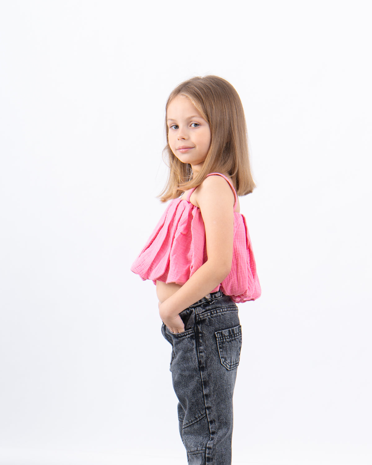 Puffed Crop Top