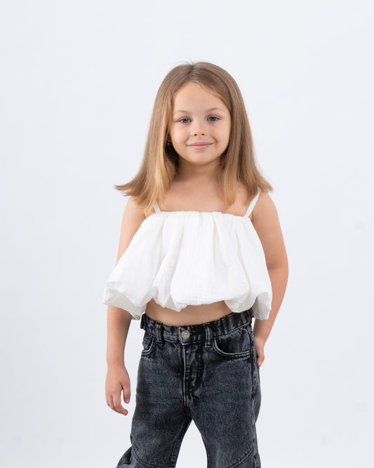 Puffed Crop Top