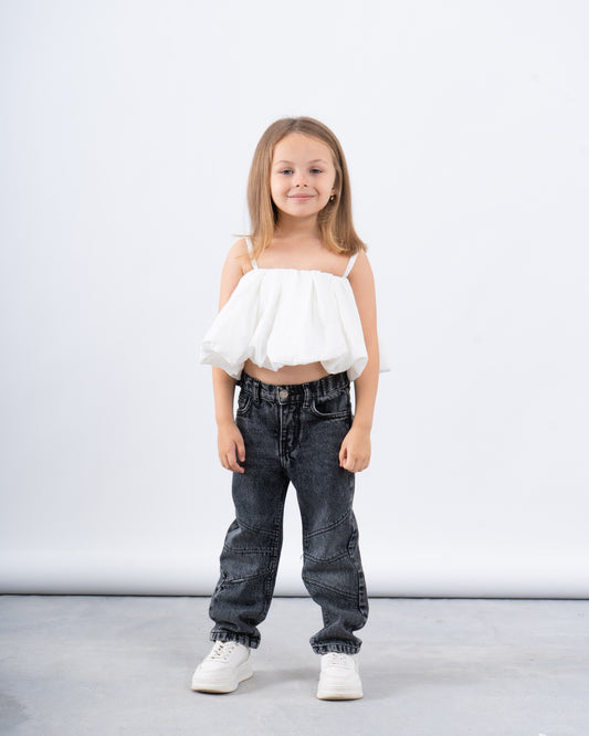 Puffed Crop Top