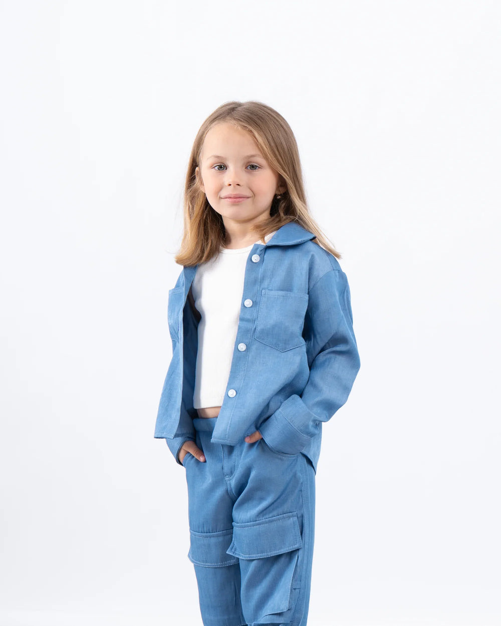 Soft Denim Effect Shirt - Venti