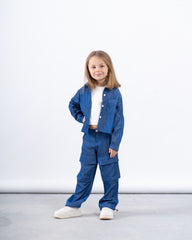 Soft Denim Effect Shirt