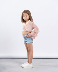 Ruffle Wrap Top