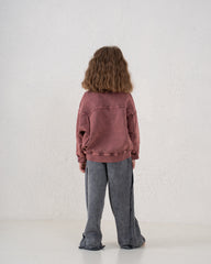 Acid Wash Hoodie Sweatshirt