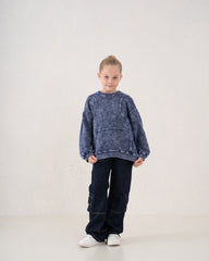 Acid Wash Hoodie Sweatshirt