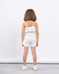 Strapless Textured Jumpsuit