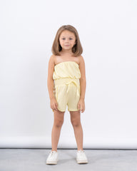 Strapless Textured Jumpsuit