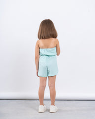 Strapless Textured Jumpsuit