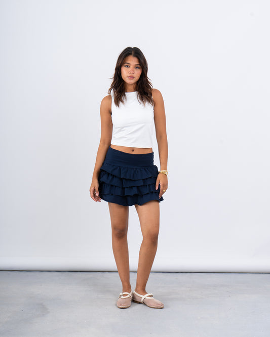 Ruffled Mini Skirt