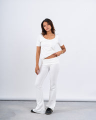 Scoop Neck Fitted Tee