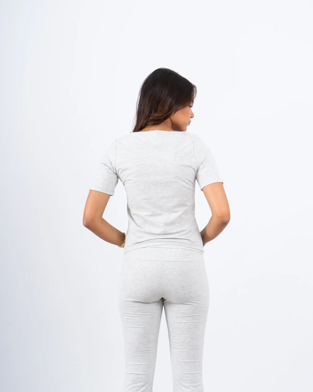 Slim Flared High-Waist Pants - Venti