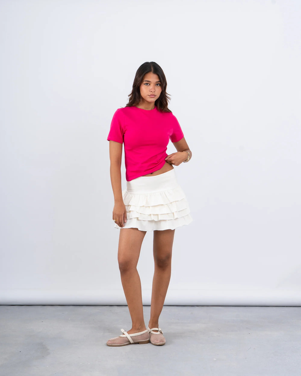 Crew Neck Fitted Tee - Venti