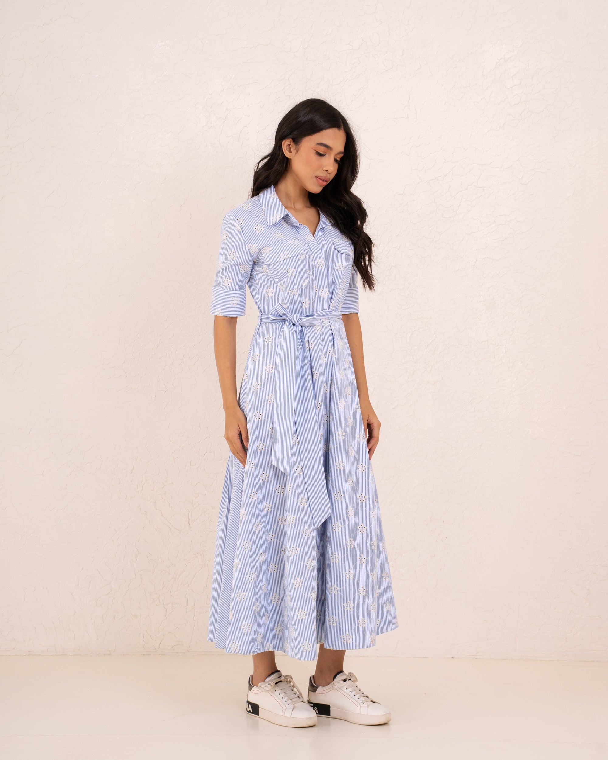 Women sparkled striped