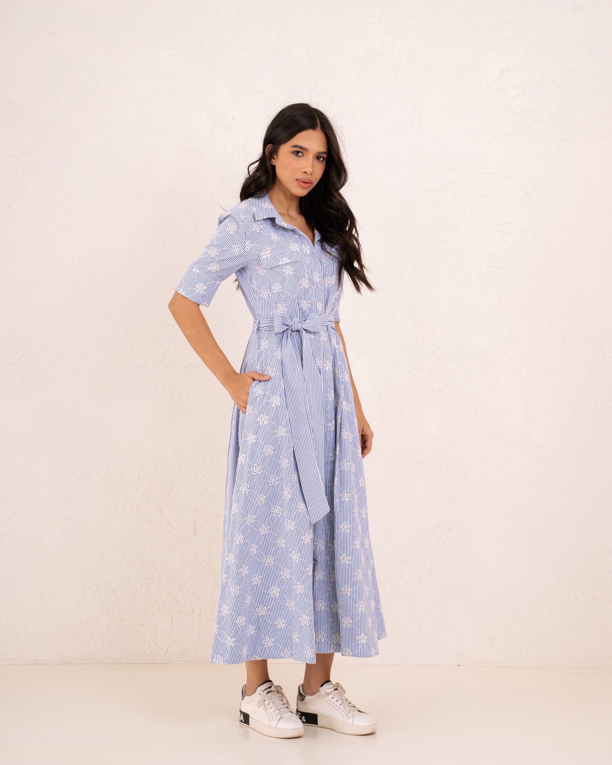 Women sparkled striped