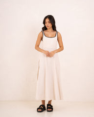 Women linen contrast