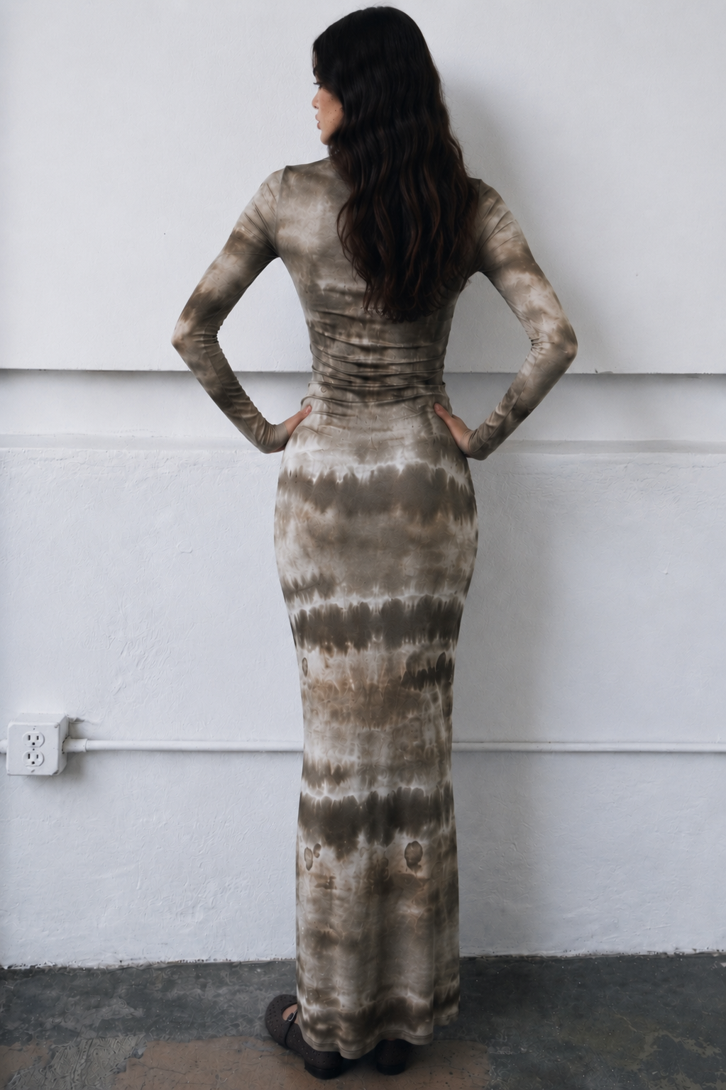 Mesh Maxi Dress