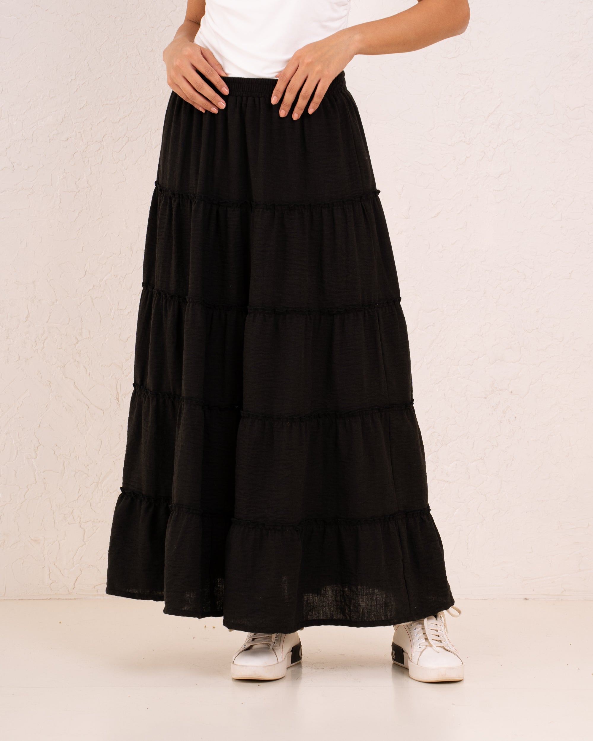 Women maxi layers skirt