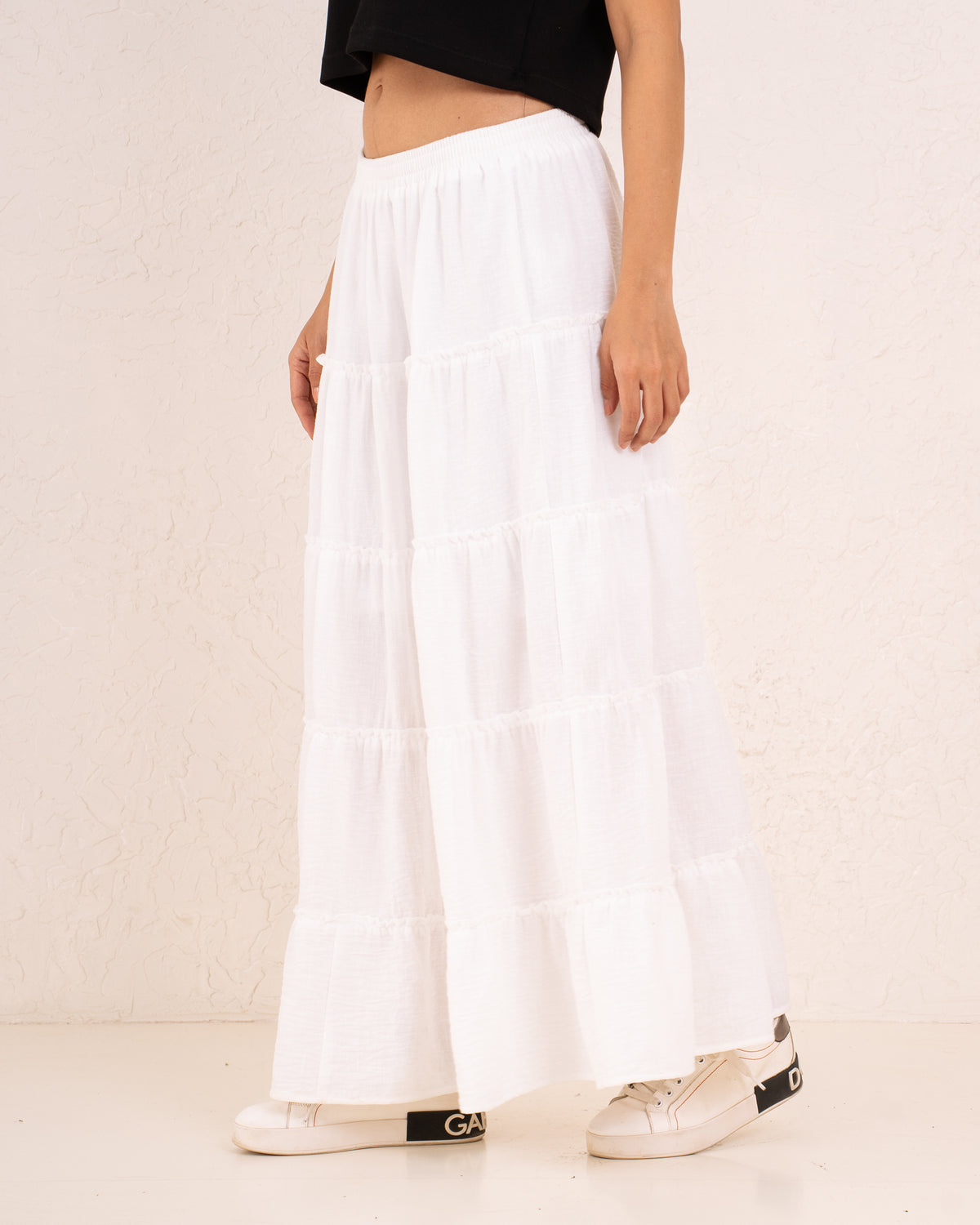 Women maxi layers skirt