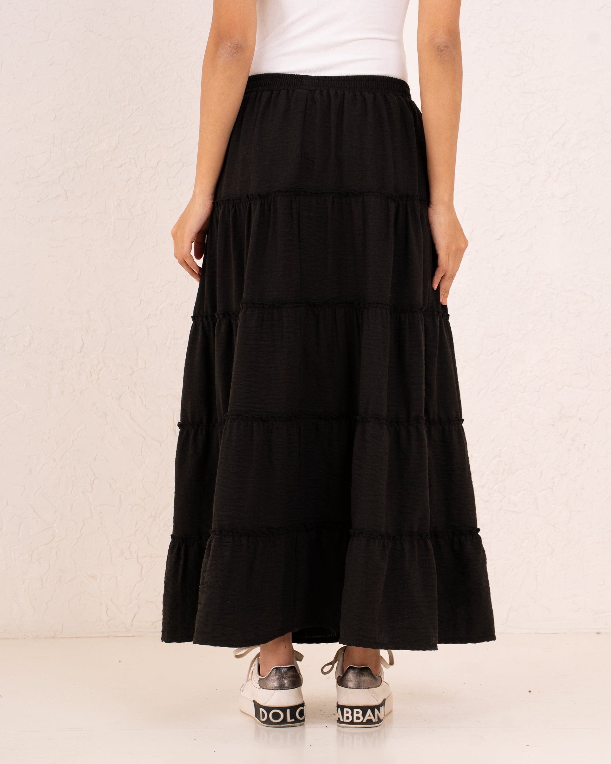Women maxi layers skirt