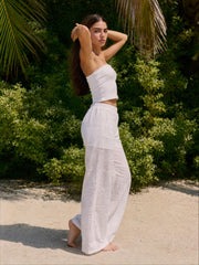 Women's Textured Beach Pants