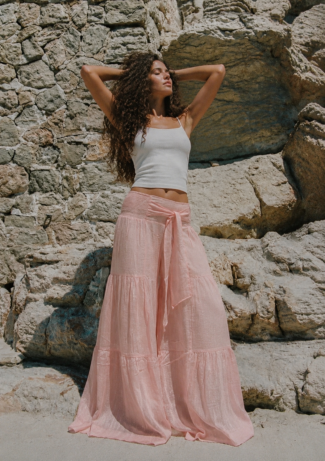 Women wide leg layers