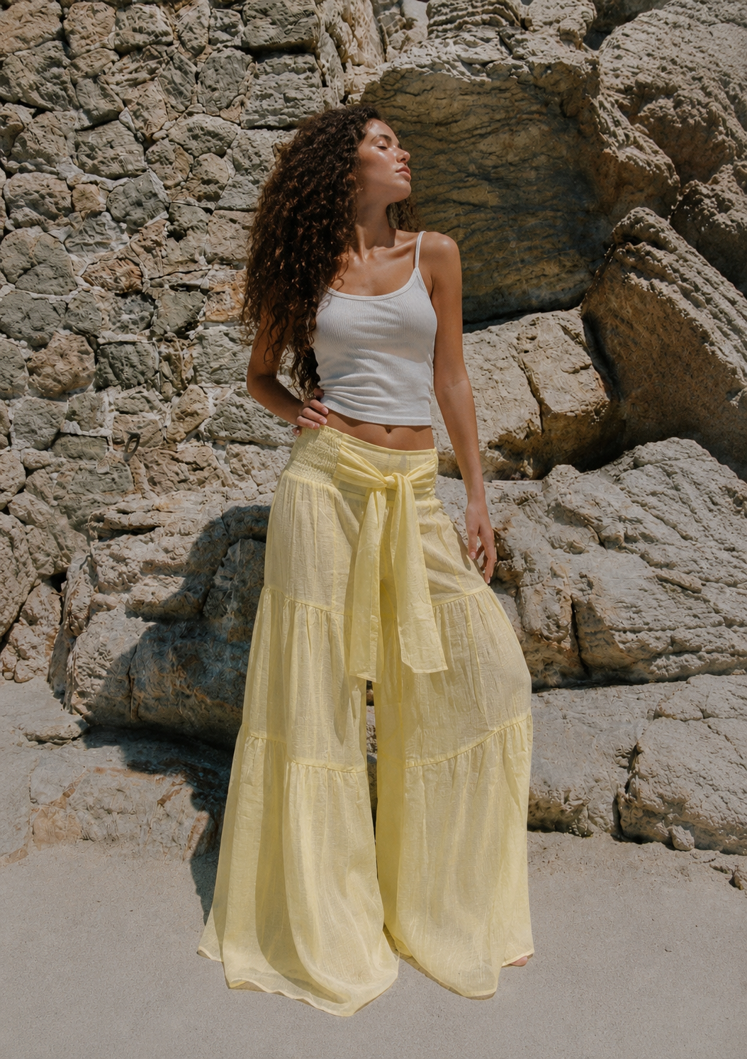 Women wide leg layers