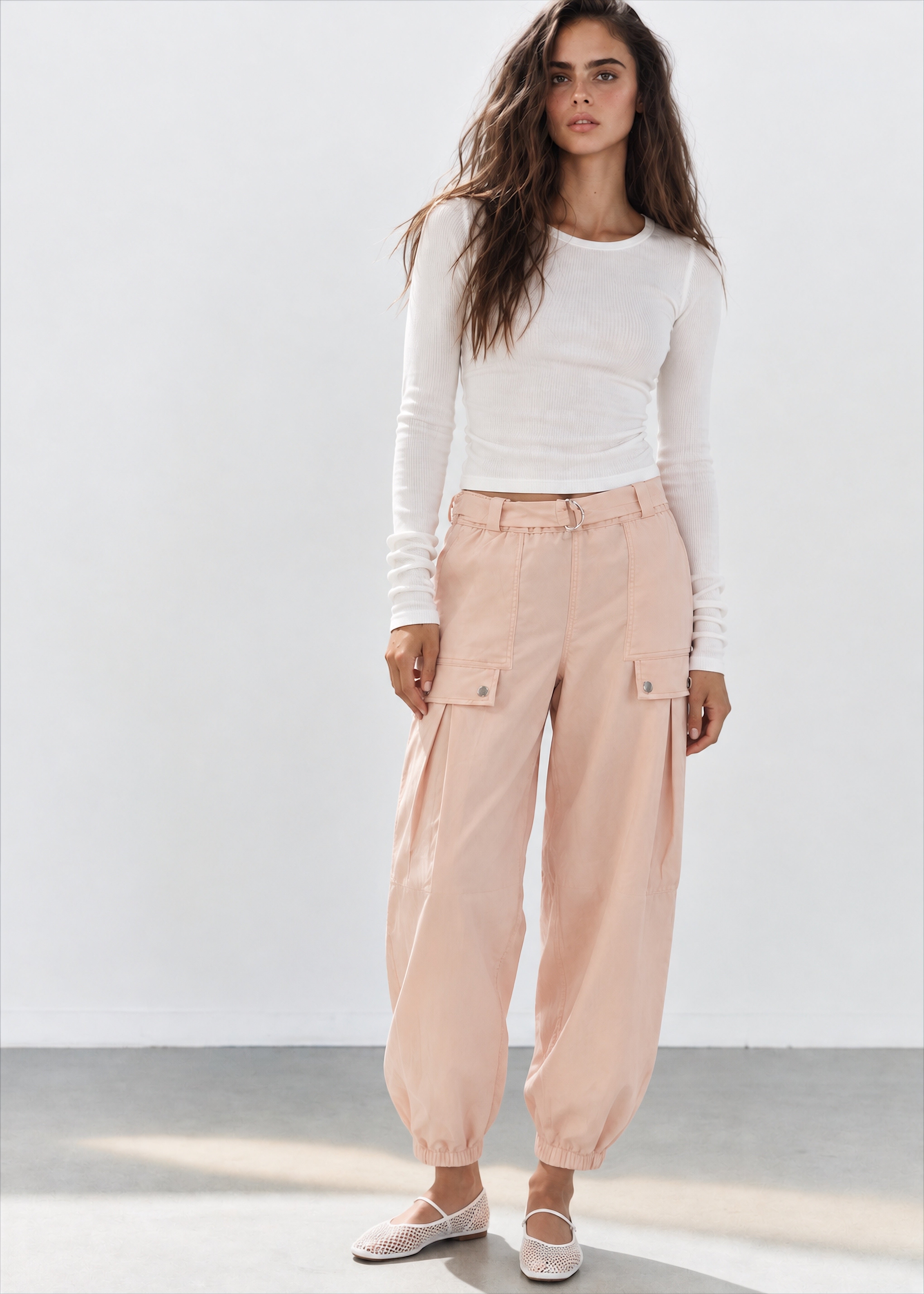 Women cargo jogger pants