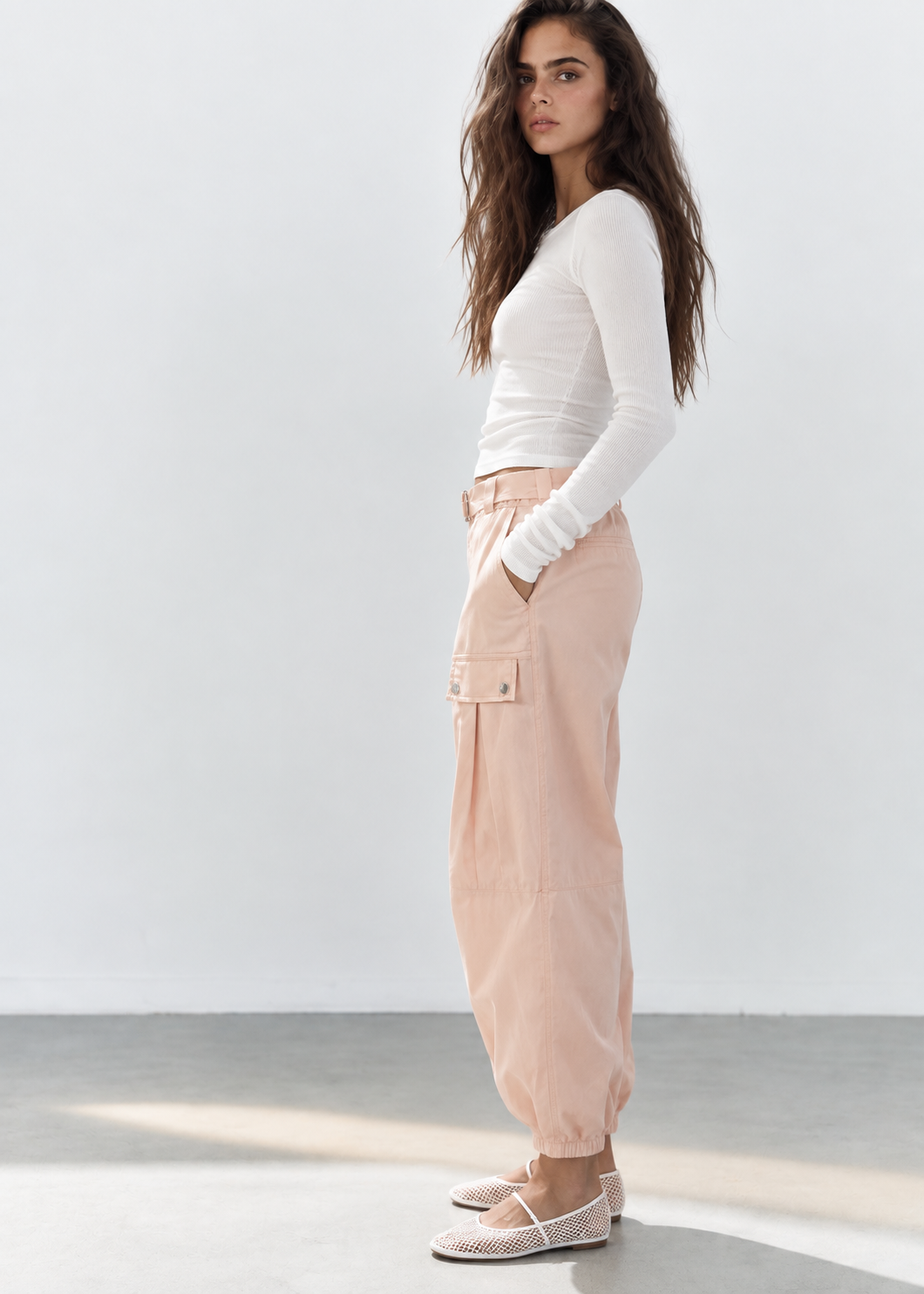 Women cargo jogger pants