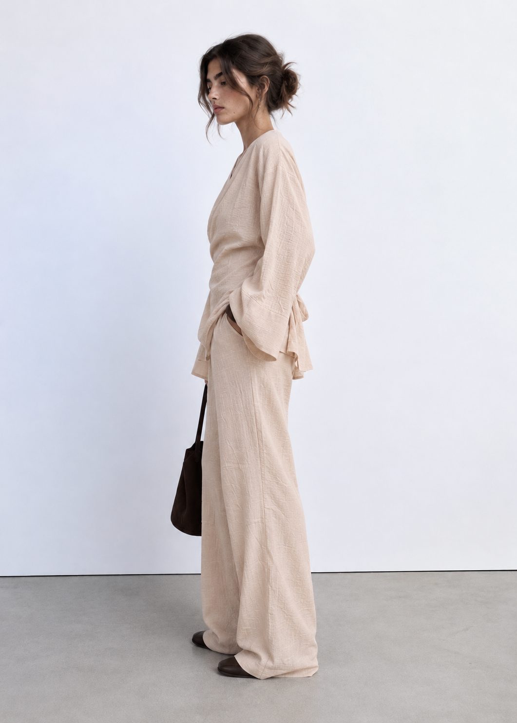 Women wrap around kimono