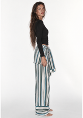 Women striped pants