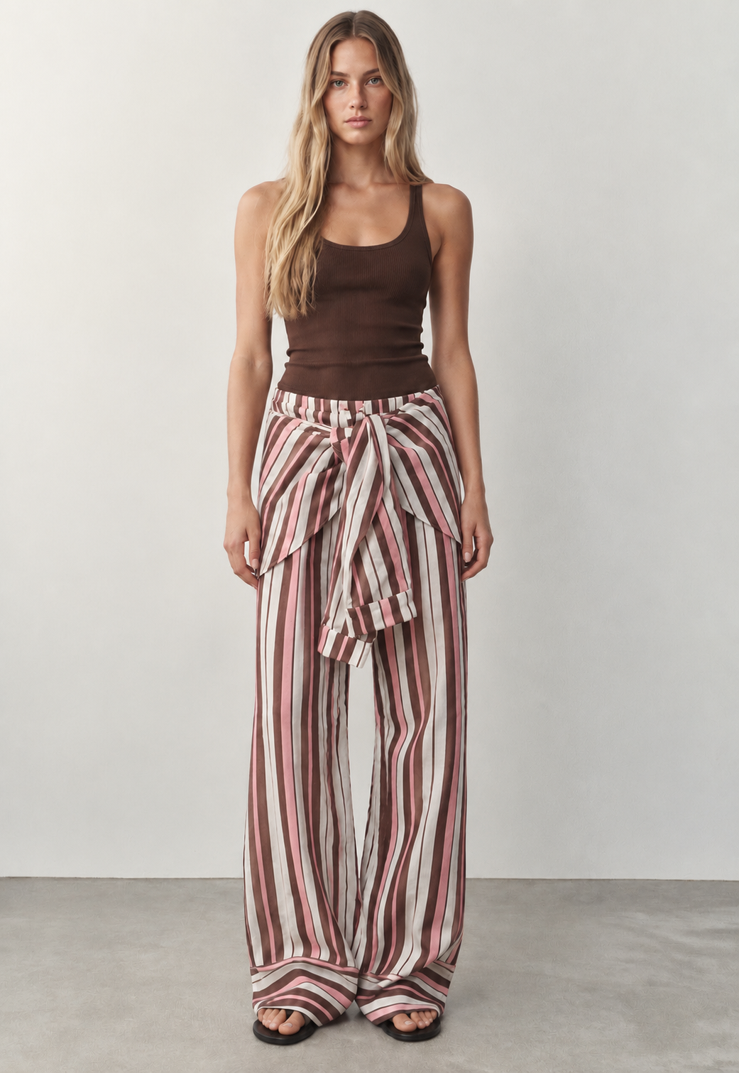 Women striped pants