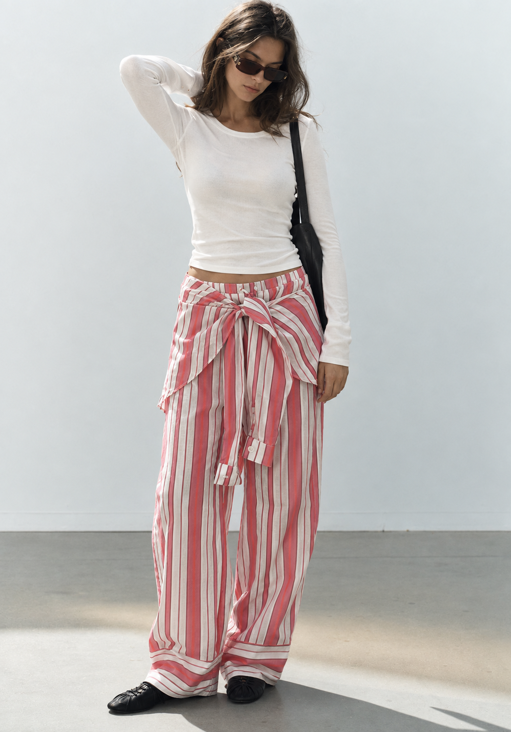 Women striped pants