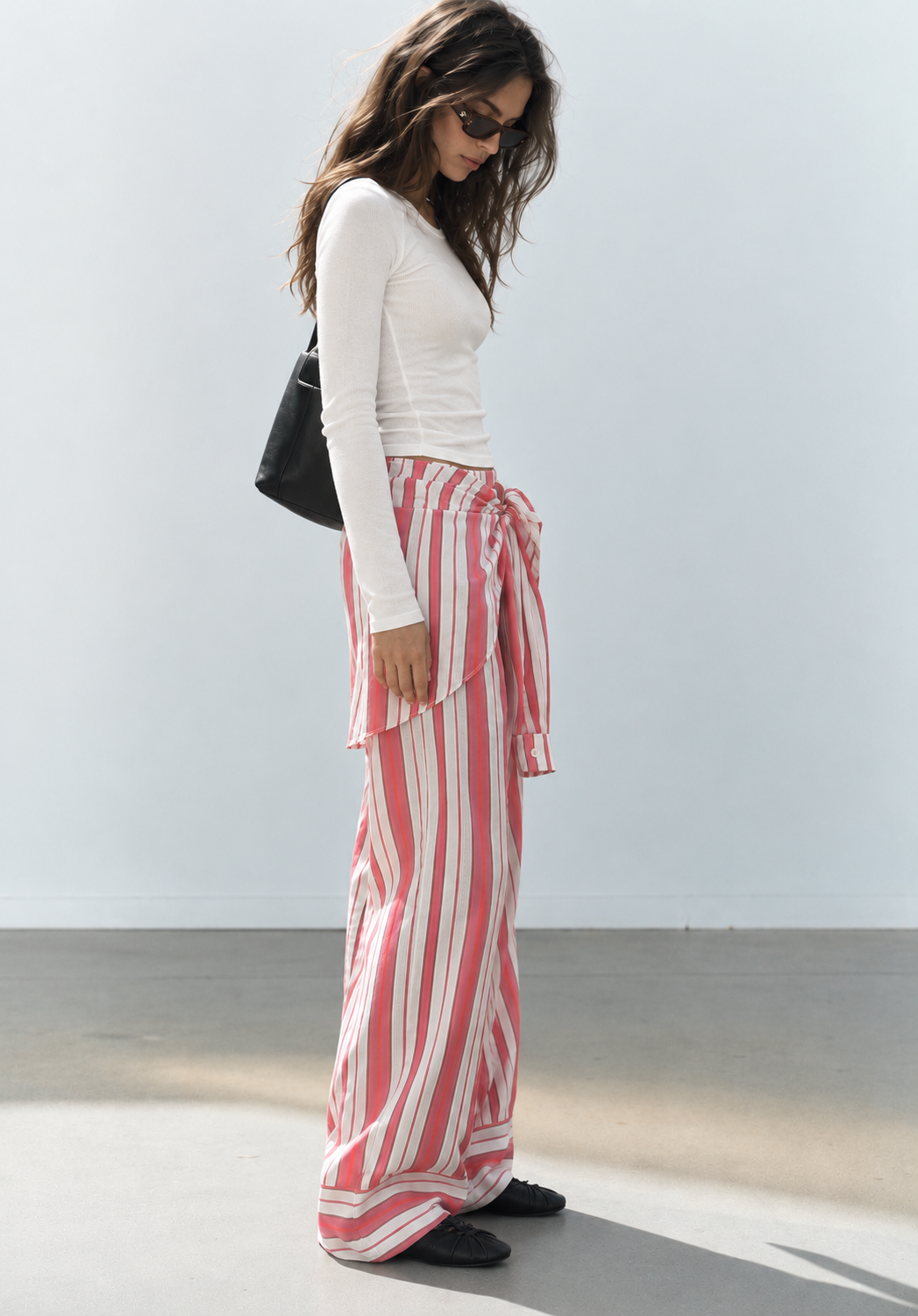 Women striped pants