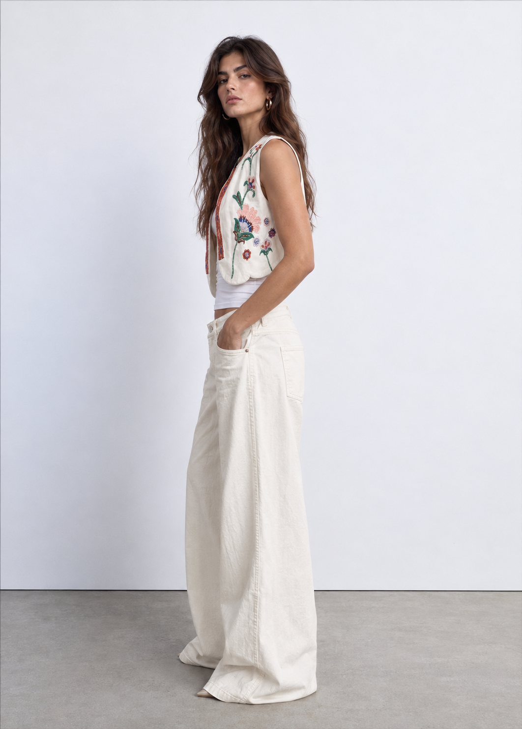 Women embellished vest