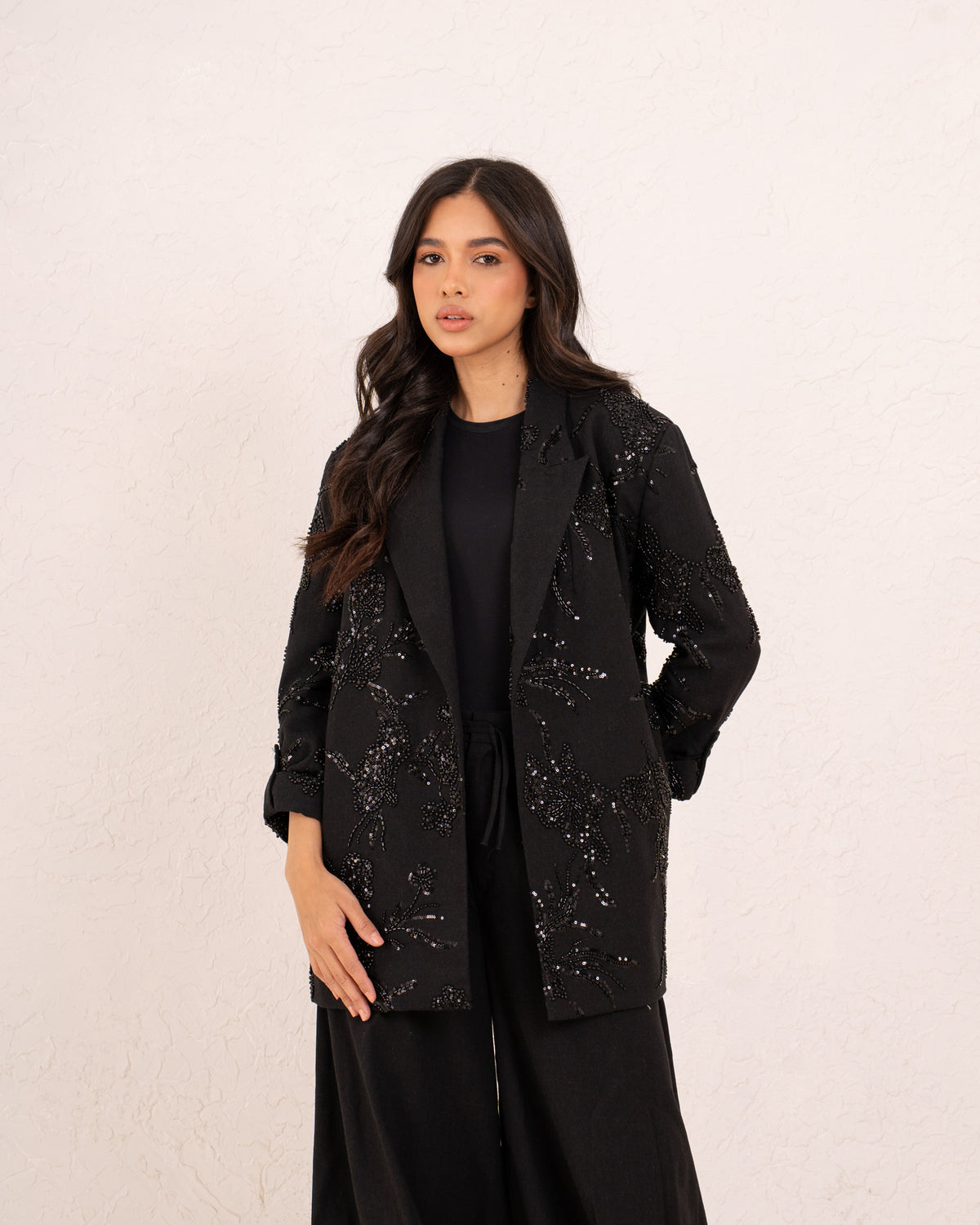 Women embellished Linen