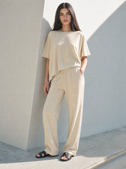 Women's Asymmetric Cotton T-Shirt