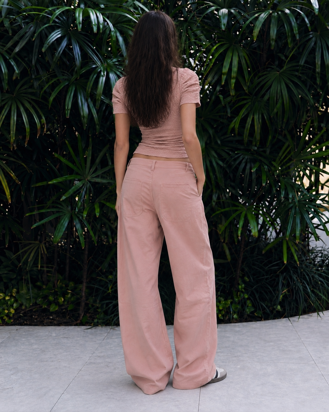 Women textured dropped