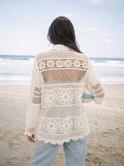 Women's Textured Beach Shirt