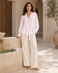 Women drawstring waist