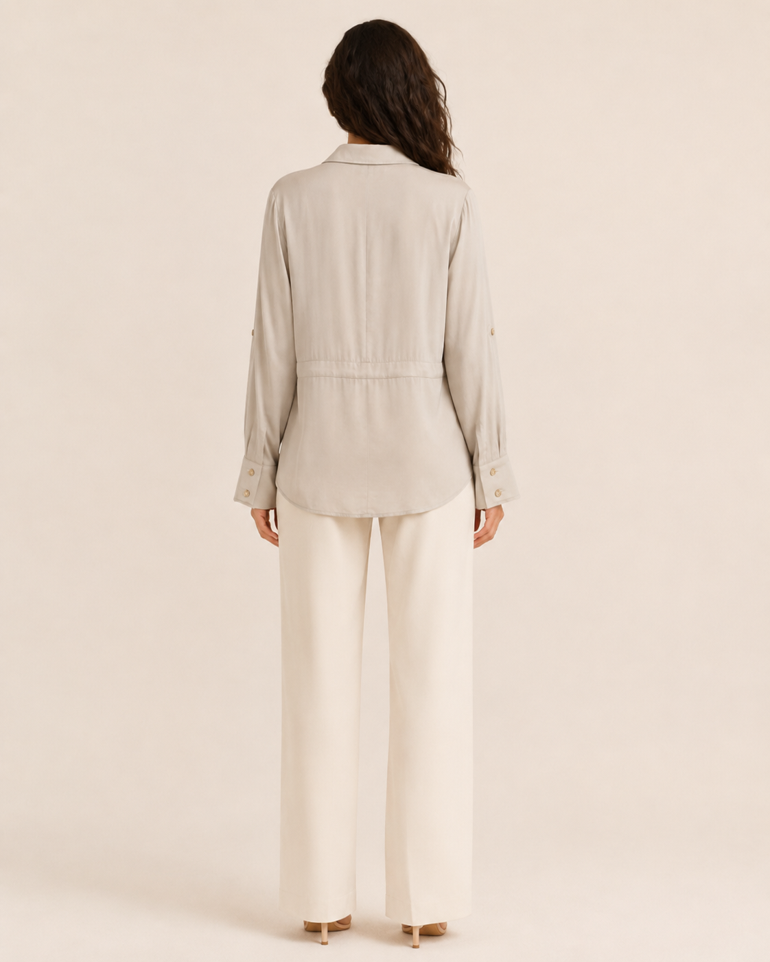 Women drawstring waist