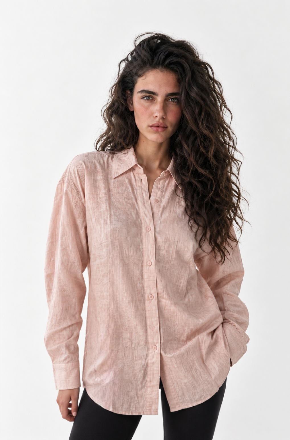 Women jacquard shirt