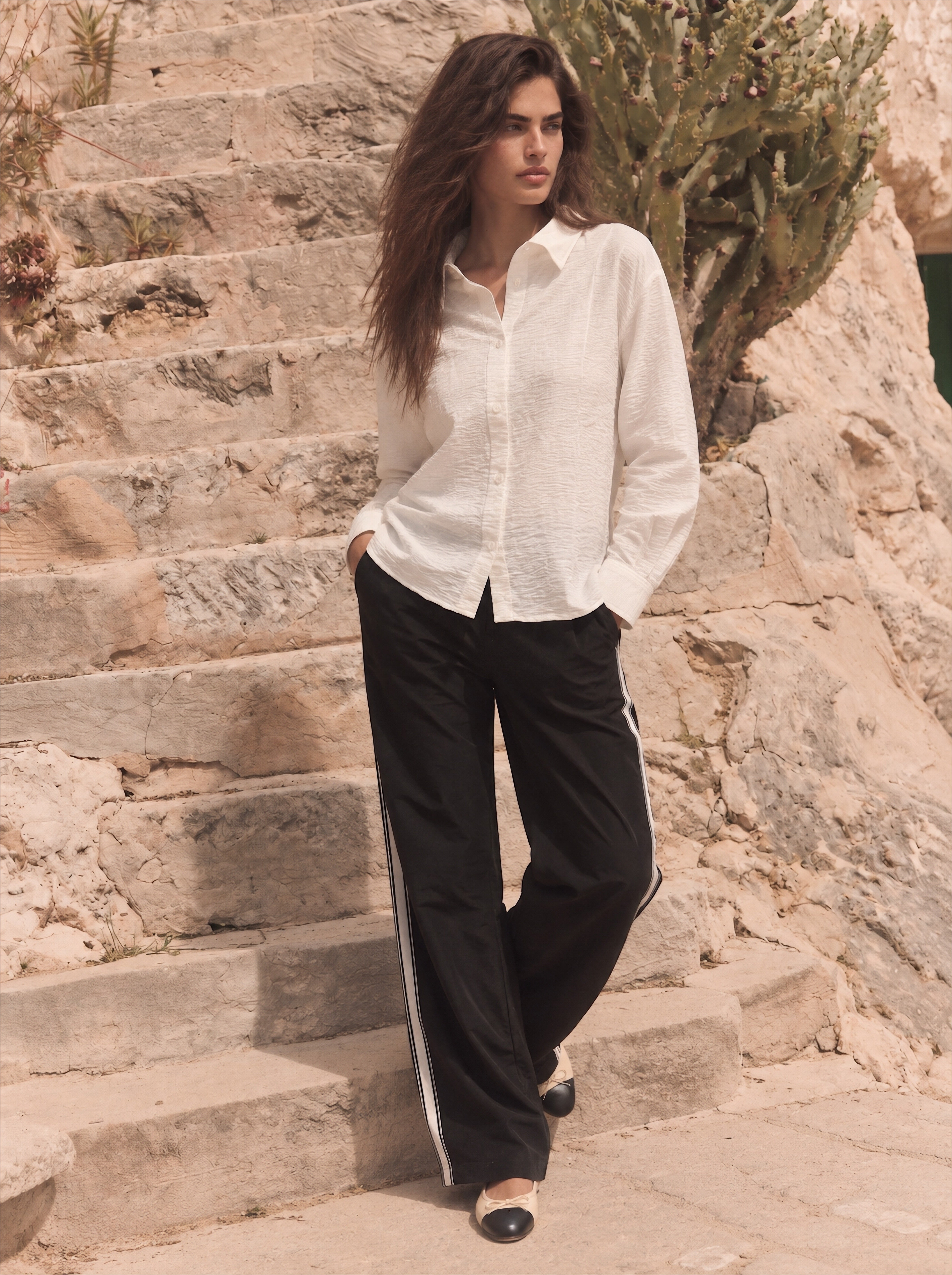 Women cropped shirt