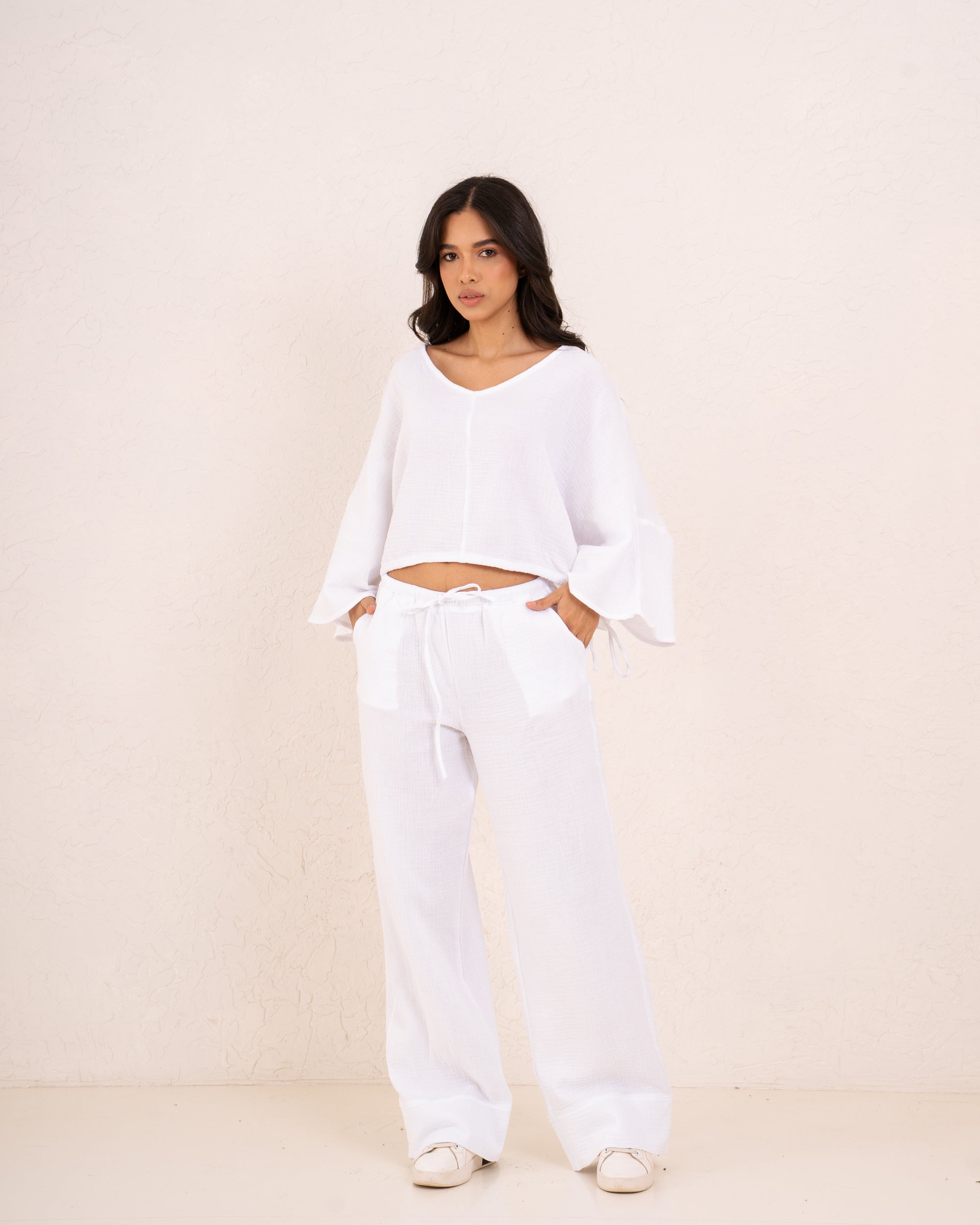 Women Flowy Cotton Top