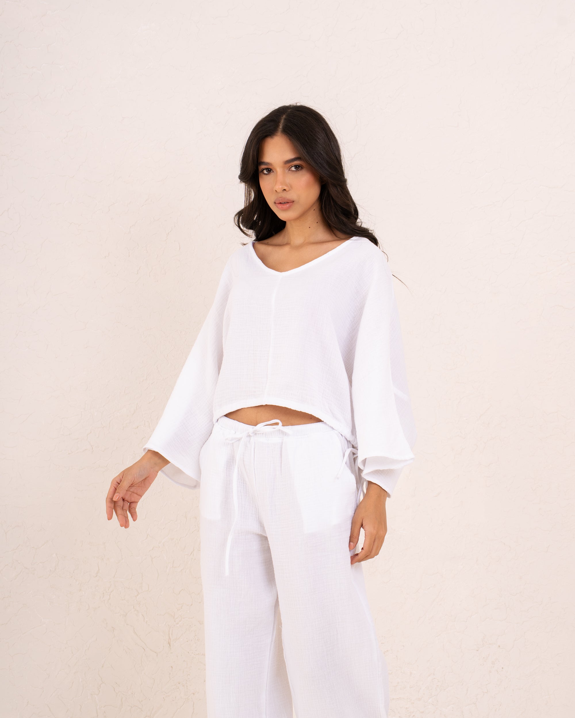 Women Flowy Cotton Top