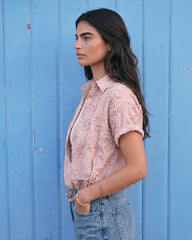 Women puff textured blouse