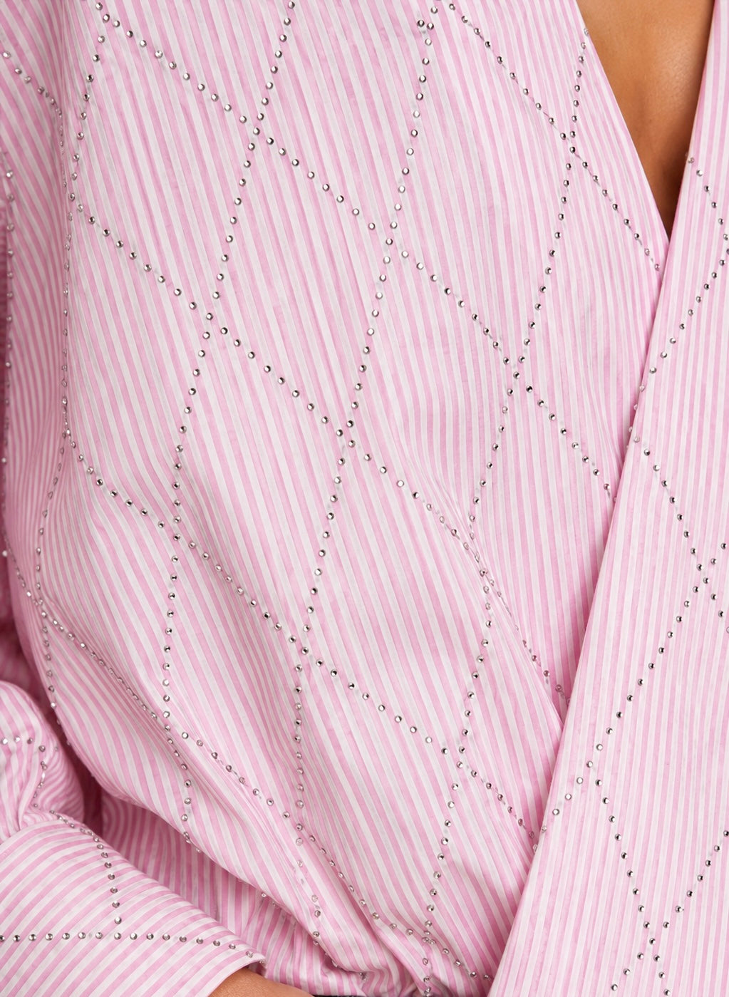 WOMAN Shimmering Button-Down Shirt
